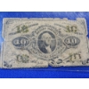 Image 2 : Vintage 1863 United States 10 Cents Fractional Currency