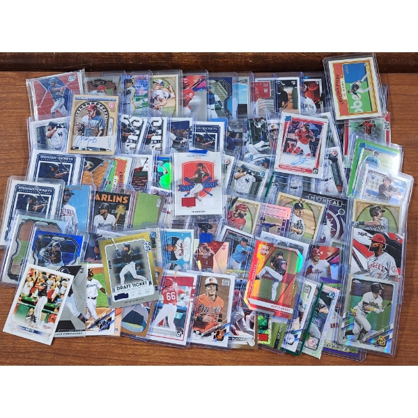Large Collection of Assorted Baseball Trading Cards Including Autograph & Patch Cards!