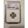 Image 1 : 1945 United States Mercury Silver Dime - Graded By NGC MS 66