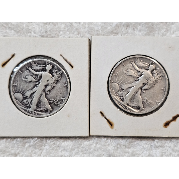 90% Silver United States Half-Dollar Assortment (Walking Liberty) - AFV: $1.00