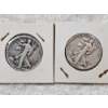 Image 1 : 90% Silver United States Half-Dollar Assortment (Walking Liberty) - AFV: $1.00