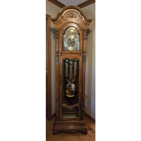 Howard Miller Presidential Collection Grandfather Clock 84"H x 14D" x 25.5"W