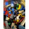 Image 4 : Galvanized Steel Bucket full of Miscellaneous Legos with Lego Builiding Book