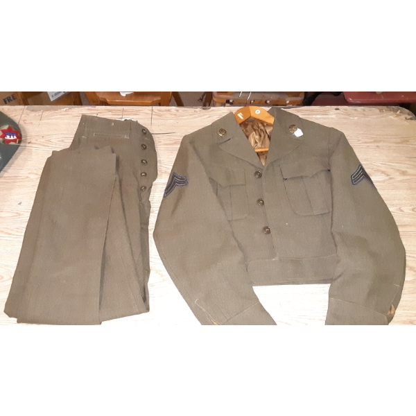 WWII  Army Jacket & Trousers