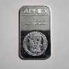 Image 2 : One Troy Ounce .999 Fine Silver APMEX Bar 
