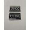 Image 2 : 2 - Extremely Rare USCG Silver 1 Gram .999 Fine Pure Silver Troy Oz Bars - Low Production Bar