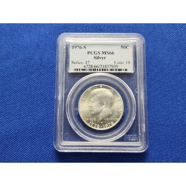 PCGS MS 66 1976-S Silver Kennedy Half Dollar