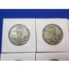 Image 2 : 6 Walking Liberty Silver Half Dollars Years: 1941, 1944, and Unknown Years FV: $3.00