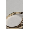 Image 4 : 10K Yellow Gold Semi-mount Ring With Clear Accent Stones - Size 6.5 - Weight: 1.9g