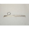 Image 1 : 14K Yellow Gold and Bracelets & 14K Gold White Gold Earring Total Weight: 3.2g