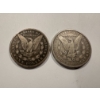 Image 2 : 2 - United States Morgan Silver Dollars In Excellent Condition - Guaranteed Authentic