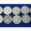 Image 7 : x10 Assorted Years Franklin Silver Half Dollars FV: $5.00