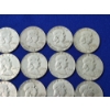 Image 3 : Lot of 21 Assorted Years Franklin Silver Half Dollars FV: $10.50