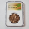 Image 1 : NGC Brilliant Uncirculated 1968 Ireland Penny "Lucky Irish Penny"