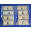 Image 1 : (8) U.S. $1 Blue Seal Silver Certificates: 1935 E & D