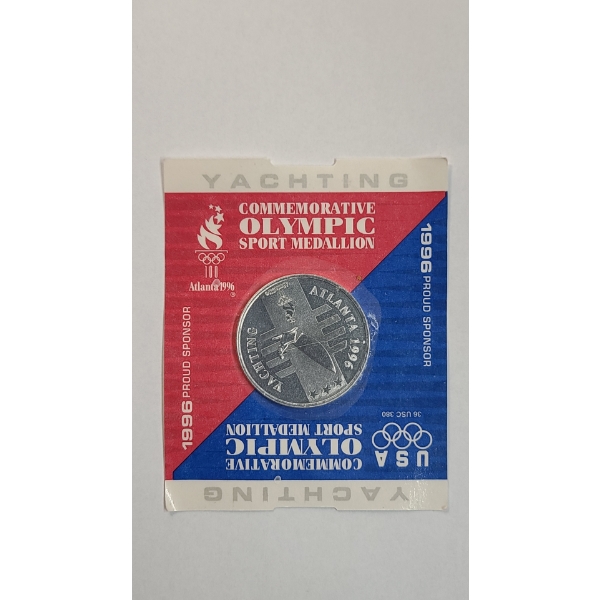 1996 Atlanta Yachting Commemorative Olympic Sport Medallion 