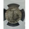 Image 4 : NGC MS66 Graded 1945 Mercury Dime 90% Silver - In Case - Mint Condition