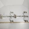 Image 4 : Pair Of 13" Weighted Sterling Silver 3 Light Candelabras (936.6g and 938g)