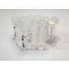 Image 1 : 14 Round Clear Plastic Penny Size Coin Storage Tube Holders (Used)