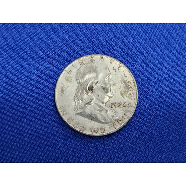 1962 90% Silver Franklin Half Dollar