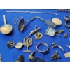Image 10 : Large Assortment of Sterling Silver Jewelry Pieces: Rings, Bracelets, Necklaces, & More TW: 228.2g