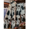 Image 4 : 2-3X Warm, Almost New Jackets. Including Plush, Faux Fur, Black Jean, & Terrier Cardigan