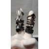 Image 1 : Assorted Style Sterling Silver Rings - Sizes Vary- See Photos - Total Weight: 43.5g