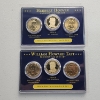 Image 1 : Two U.S. Presidential Dollar Coin Sets FDOI: Hoover & Taft - Face Value: $6.00