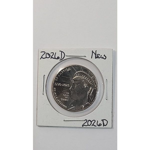 United States 2026-D Semiquincentennial "Enduring Liberty" Half Dollar