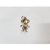 Image 2 : Cute 14K Three-Tone Gold Girl Charm Pendant TW: 0.9g