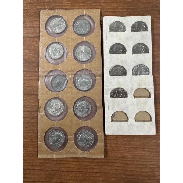 17 - United States Susan B. Anthony One Dollar Coins - Mint Condition