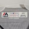 Image 3 : Majestic Cool Base MLB Cleveland Indians Blank Gray Away Baseball Jersey Size Large