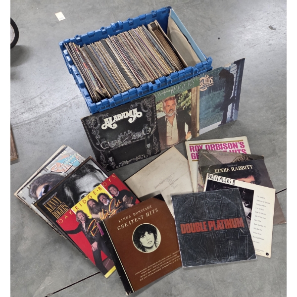 Huge Vintage Vinal Record Collection 