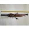 Image 3 : 12'' Macasa Heavy Duty Bush Style Machete And Handmade Leather Sheath 