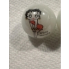 Image 2 : 3 Vintage Betty Boop One Inch Shooter Marbles - Mint Condition - Limited Edition