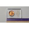 Image 4 : United States 1956-D Lincoln Wheat Cent In Acrylic Display & Unverified Loose Gemstone 