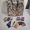 Image 1 : Disney Lorcana Lot With Deck Case, Sleeves, Cards, Token Trackers, Rulebooks, And Tote Bag