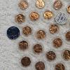 Image 2 : Large Assortment of US Lincoln Pennies in Nice Protective Capsules - AFV $.32
