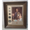 Image 1 : Vintage Norman Rockwell "Presidential Portraits" Framed Coin & Art Display - Face Value: $1.91