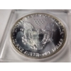 Image 5 : 1991 United States One Troy Oz American Eagle .999 Fine Silver Round in Protective Case