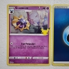Image 2 : Two Mint Condition Pokemon Trading Cards Holo Rare 25th Anniversary Cosmoem & Holo Water Energy