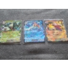 Image 4 : Three Holo Rare Pokemon Trading Cards - Meowscarda ex 015 Quaquaval ex 052 & Skeledirge ex 037