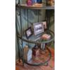 Image 3 : Louisville Home Pickup - Tall Metal & Glass Shelves Display / What Not Stand - Excellent Like New


