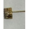 Image 8 : 3 Sets of Stunning 14K Earrings - Pink and Clear Earrings - Drop Earrings - and Studs - Total Weight