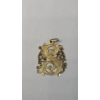 Image 1 : 14K Yellow Gold "S" Pendant - Weight: 1.7g