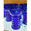 Image 2 : MCM - Lot Of 12 Cobalt Glasses - All In Exc Condition