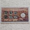 Image 1 : Colonial America Coin Collection ft. 90% Silver Franklin Half Dollar AFV $1.80
