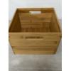 Image 2 : Spa Sensations 13" x 11" Bamboo Bin With Handles - Good Condition