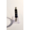 Image 1 : Sterling Top Stainless Back Banded Cross Bracelet