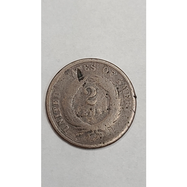  1864 U.S. Two-Cent Coin